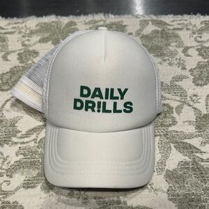 Daily Drills Classic White and Green Cap